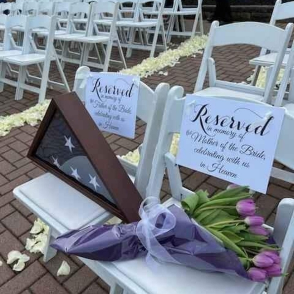 Reserved Sign - Mother of the Bride Memorial Sign